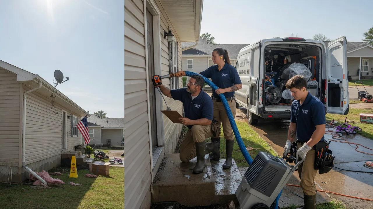 Ceiling Water Damage Restoration in Columbia City, IN near me